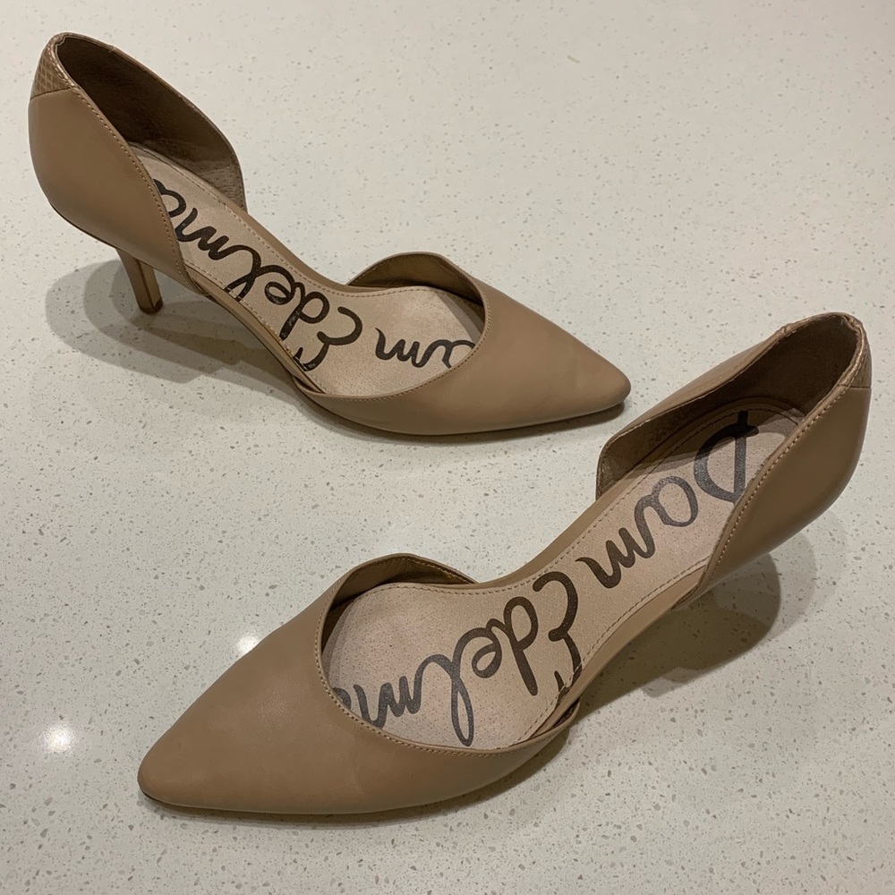 Sam Edelman Opal d'Orsay Pump (Nude/Tan)